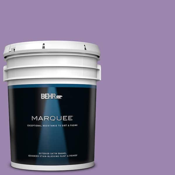 BEHR MARQUEE 5 gal. #M570-5 Celeb City Satin Enamel Exterior Paint & Primer