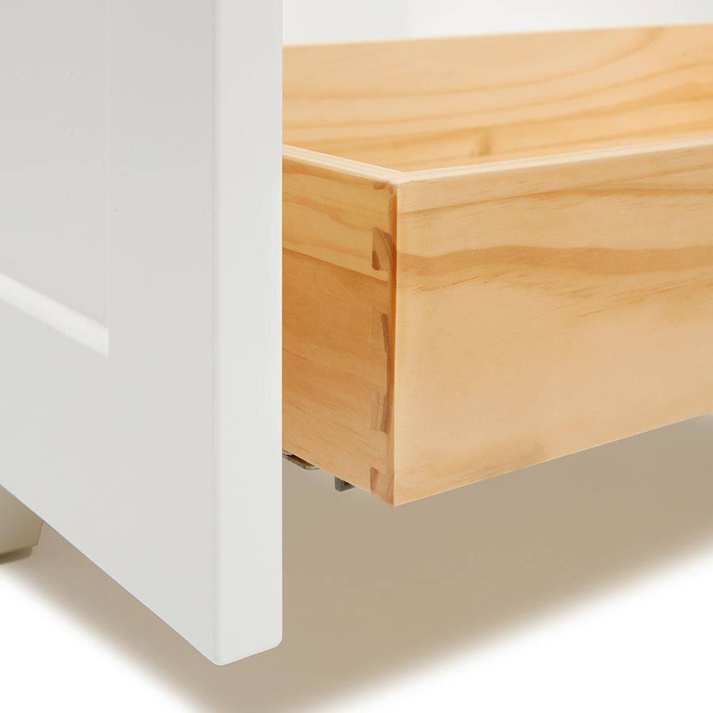 Taylor 73" White Freestanding Double Sink Bathroom Vanity with Quartz Top