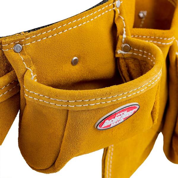 BUCKET BOSS 11 Pocket Suede Leather Carpenter Work Apron