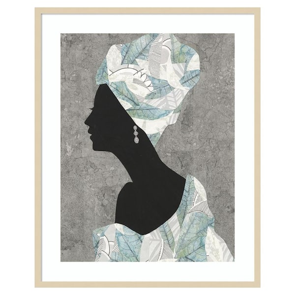 Amanti Art Timeless Elegance III by Coco Good 33 in. W x 41 in. H. Wood Framed Wall Art Print Framed in Brown