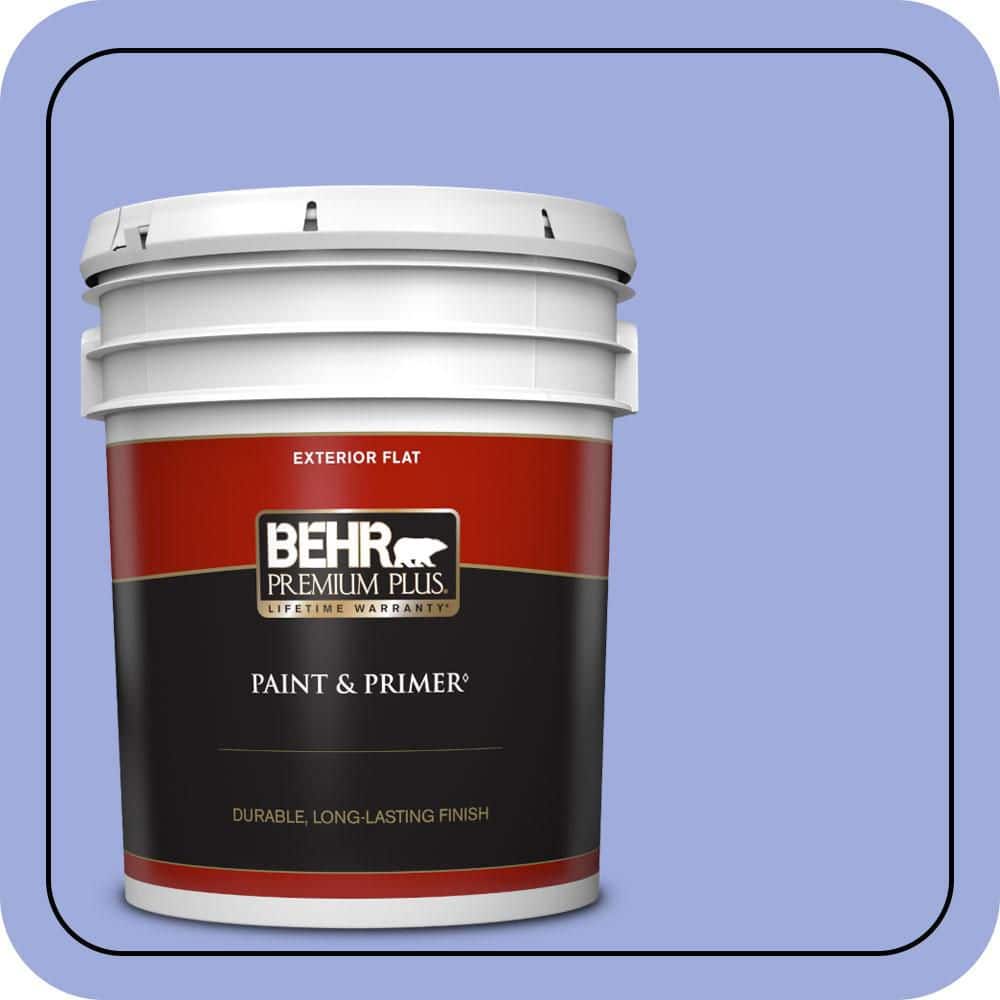 5 gal. #P540-4 Lavender Sky Flat Exterior Paint & Primer price history on PriceWatchPro