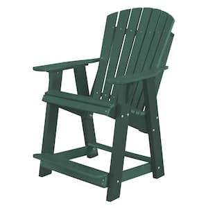 Heritage Turf Green Plastic Outdoor High Adirondack Chair