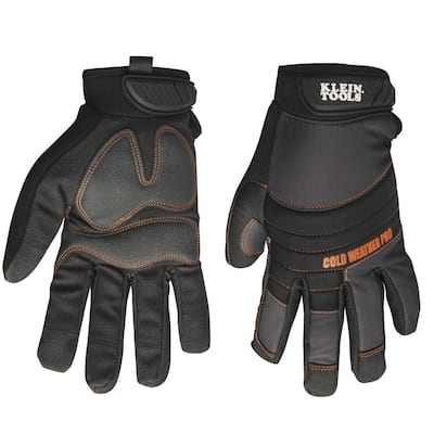 Safe Handler Large/X-Large, Black/Orange, Super Grip Gloves, Non-Slip  Textured Palm, Hook and Loop Wrist Strap (2-Pairs) BLSH-MSRG-14-LXL2O-2 -  The Home Depot