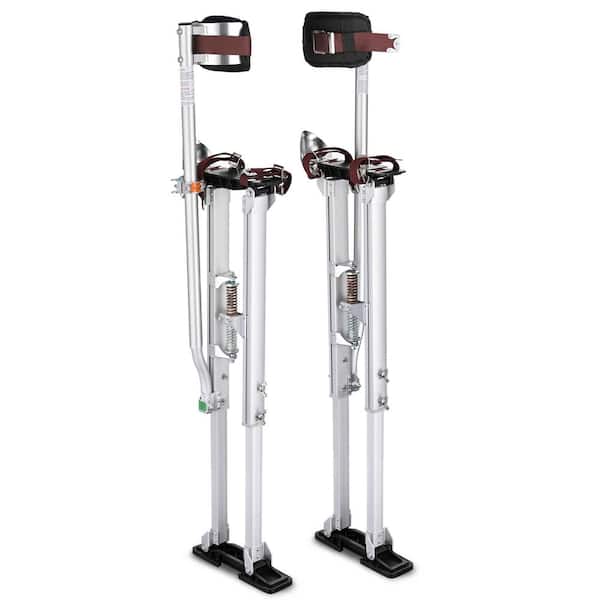 Cisvio 36 in. to 50 in. Silvery Aluminum Drywall Stilt Blade span