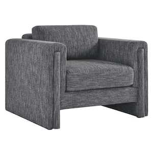 Visible Fabric Armchair in Gray