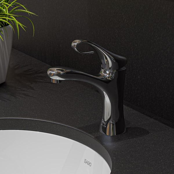 ALFI BRAND AB1295-PC Single Hole Single-Handle Bathroom Faucet in Polished Chrome