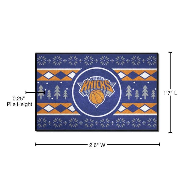 FANMATS Denver Broncos Happy Holidays Starter Mat