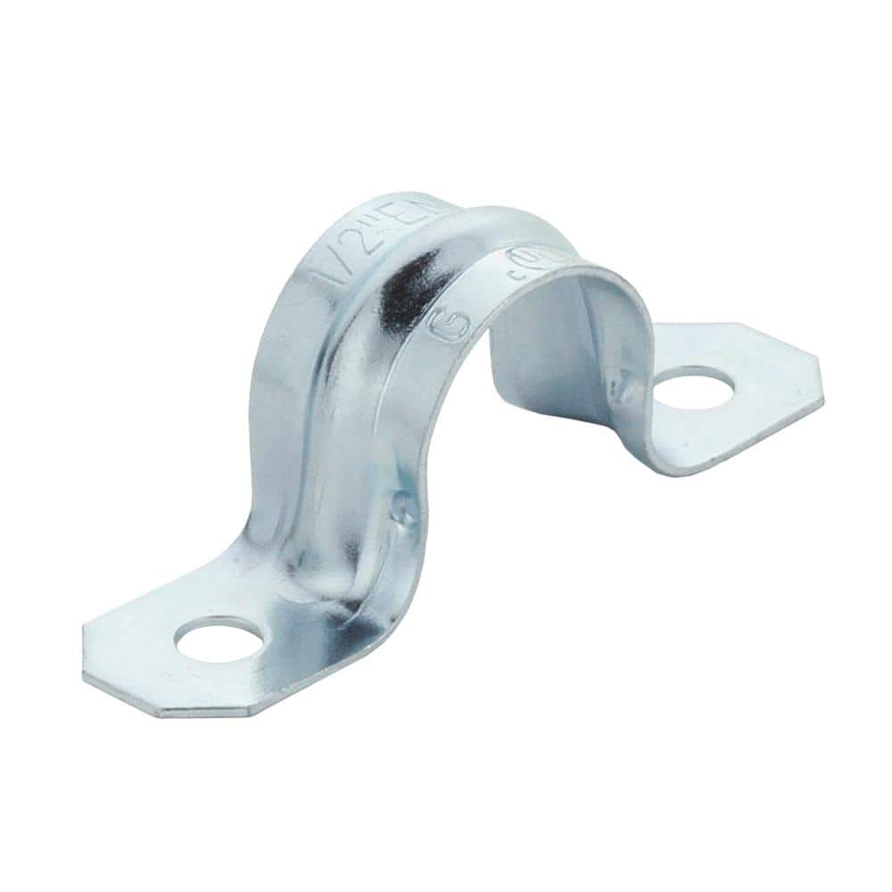 1/2 in. Electrical Metallic Tubing (EMT) 2-Hole Strap (25-Pack)