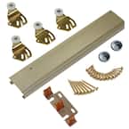 1166 Series 48 in. Sliding Bypass Track and Hardware Set for 2 Bypass Doors