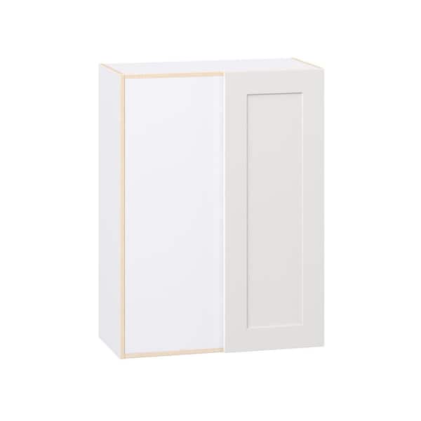 Roseland 30 in. W x 14 in. D x 40 in. H Assembled Shaker Blind Wall Corner Kitchen Cabinet in Warm White