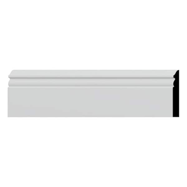 WM518 0.56 in. D x 5.25 in. W x 96 in. L Wood Fingerjoint Pine Baseboard Moulding