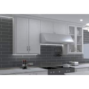Perfecto- Marvelli 16" x 4" Ceramic Textured Notte Subway Industrial Style Tile 12.92 sq\ft.30 per case