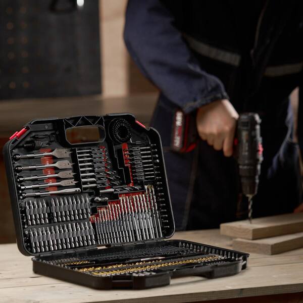 VEVOR Drill and Driver Bit Set, Screwdriver Bit Set, Carbon Steel