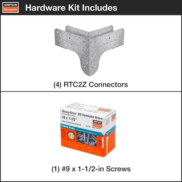 DIY Log Holder Hardware Kit