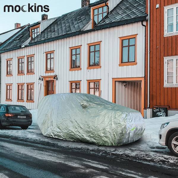 Mockins 190 x 75 x 72 Heavy Duty 190T Silver Polyester Car Cover The All Weather SUV Cover is Breathable & Waterproof and Will Protect Your Vehicle from All Elements Mockins 190 x 75 x 72 Heavy Duty 190T Silver Polyester Car Cover The All Weather SUV Cover is Breathable & Waterproof and Will Protect Your Vehicle from All Elements