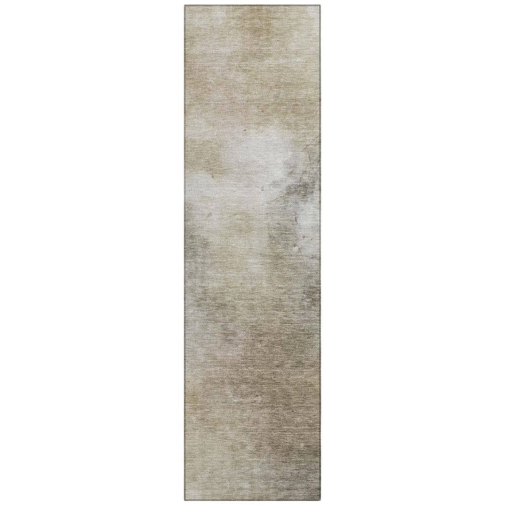 Chantille Machine Washable Indoor/Outdoor Abstract ACN2883 Khaki 2 ft. x 7 ft. Runner Rug price history on PriceWatchPro