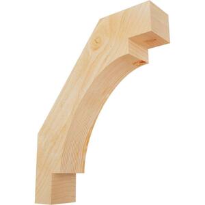 4''W x 16''D x 20''H Merced Rough Sawn Knee Brace, Douglas Fir