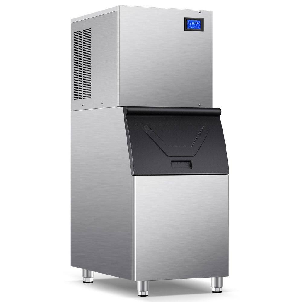 22.2 in. 500 lbs/day Full Size Cube Commercial Freestanding Ice Maker in Stainless Steel with LCD Control Panel price history on PriceWatchPro