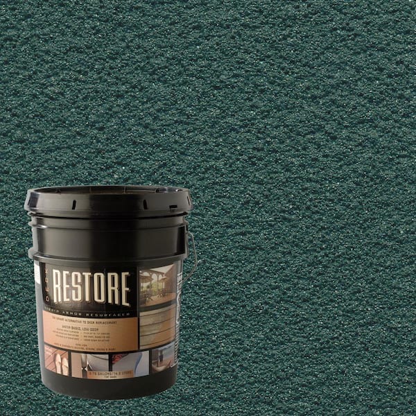 Restore Deck Liquid Armor Resurfacer 4 Gal. Water Based Forest Exterior Coating-DISCONTINUED