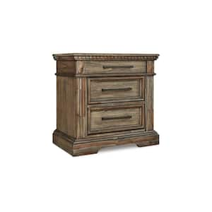 Modway Dylan Nightstand, Walnut Gray