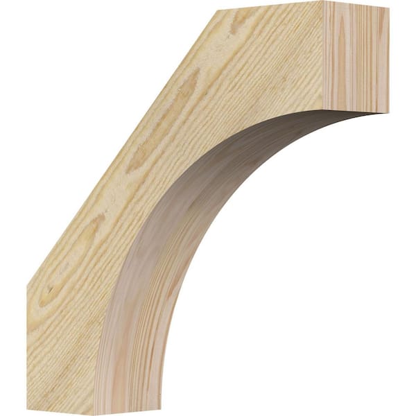 4"W x 16"D x 16"H Westlake Rough Sawn Knee Brace, Douglas Fir