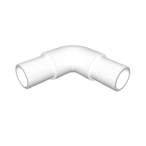 Pegatha Secondary Handrail 90-Degree Elbow White