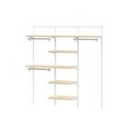 Everbilt Genevieve 6 ft. Birch Adjustable Closet Organizer Long and ...