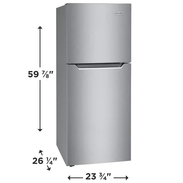 10.1 cu. ft. Garage Ready Top Freezer Refrigerator in Fingerprint-Resistant Stainless Look, ENERGY STAR