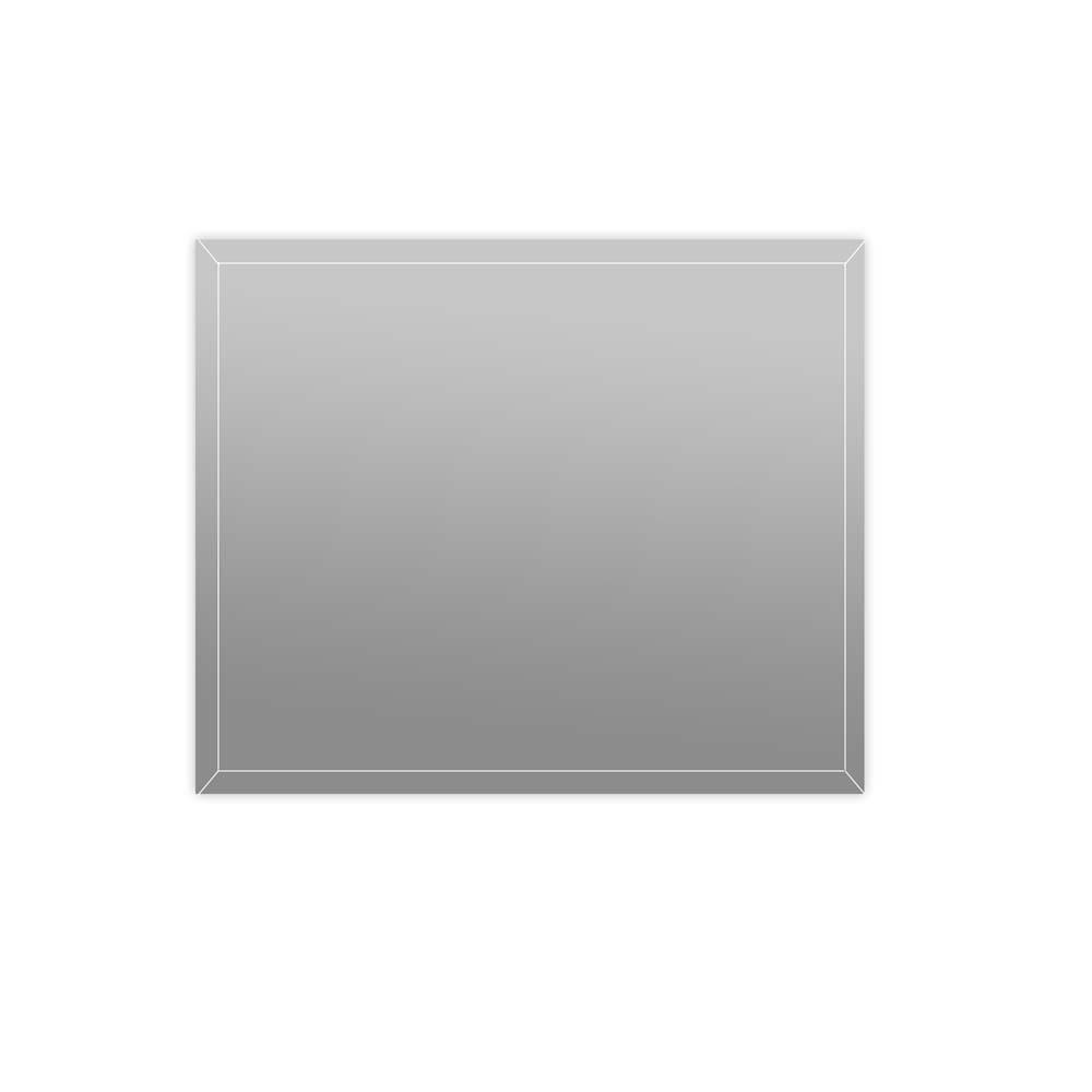 Silver 29 in. W x 30 in. LED Modern Rectangle Wall Mirror with Mart Touch B