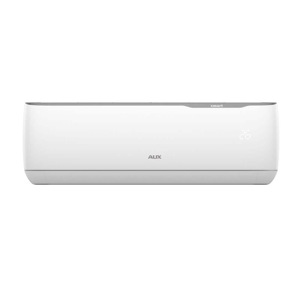 AUX 12000 BTU White Wall Mount Mini Split Air Conditioner with Heat Pump