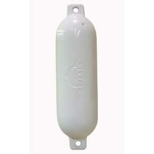 4 in. x 16 in. Fender Boat Twin Eye in White