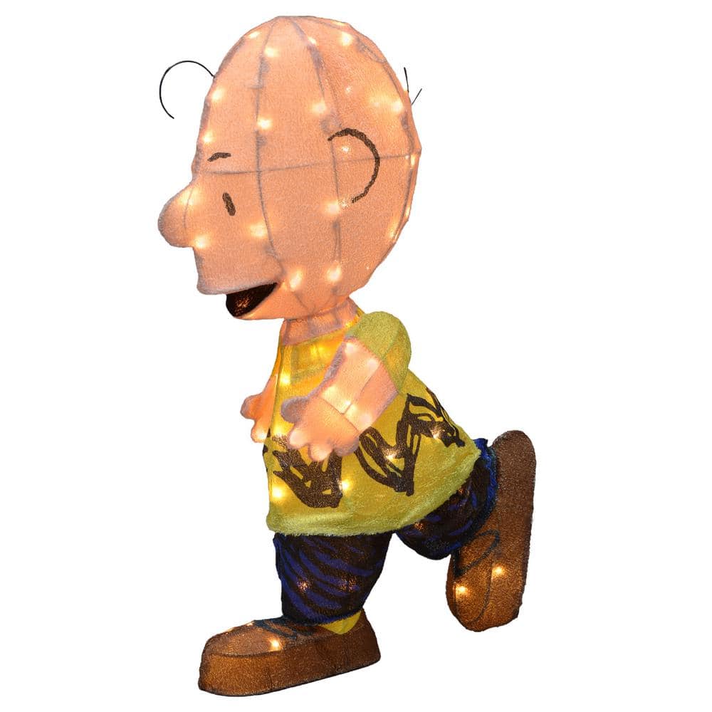 Peanuts 32" PreLit LED Yard Art with Lucy and Charlie Brown