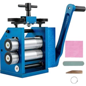 Rolling Mill, 4.4 in./112 mm Jewelry Rolling Mill Machine Gear Ratio 1:2.5 Wire Roller Mill 0.1-7 mm Press