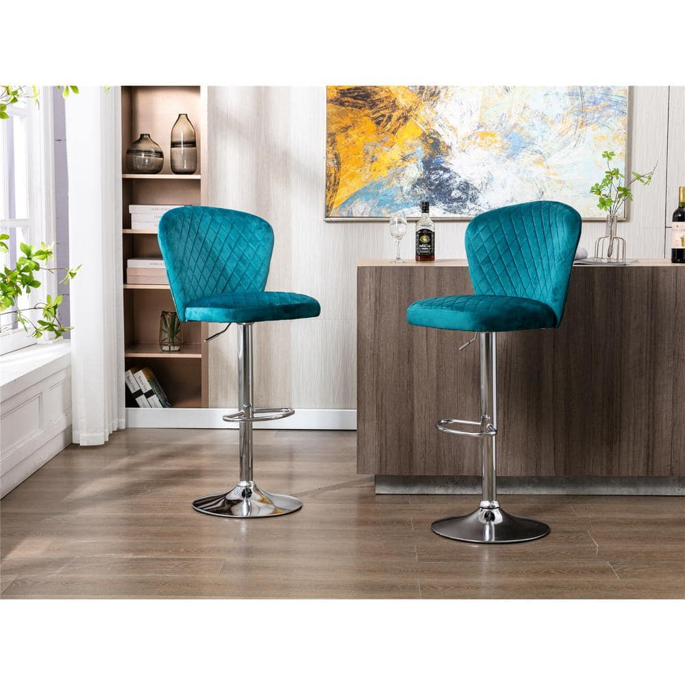 Teal cheap metal stools