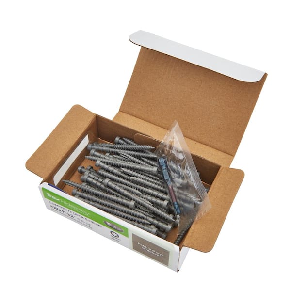 Trex 2-1/2 in. #10 Torx Flat Undercut Pebble Grey and Whidbey Color-Match Deck Screws 75 Count/Box
