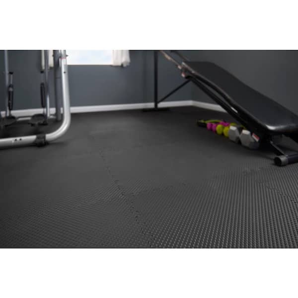 Dual Sided Gym Floor, Trafficmaster Gym Interlocking Flooring Reviews