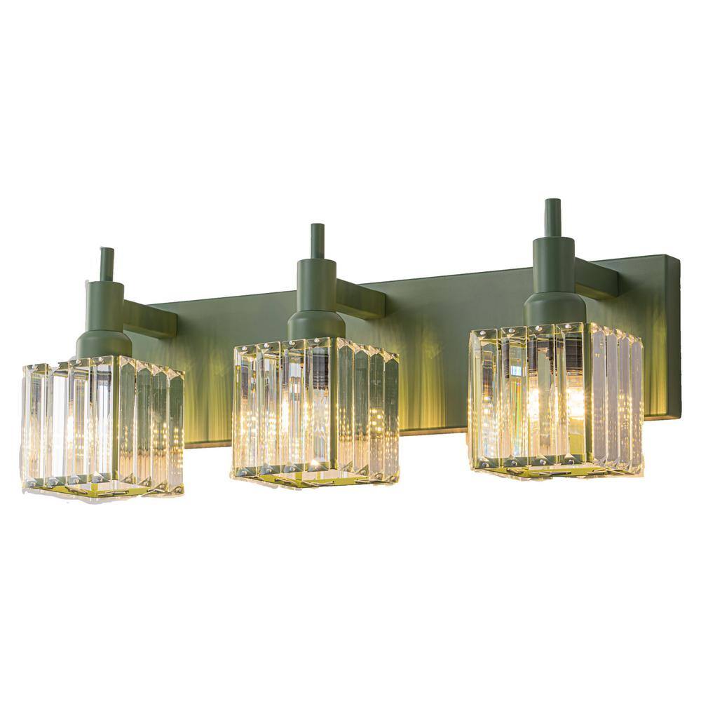 Have a question about EDISLIVE Orillia 19.7 in. 3-Light Modern Macaron Green Bathroom Vanity ...