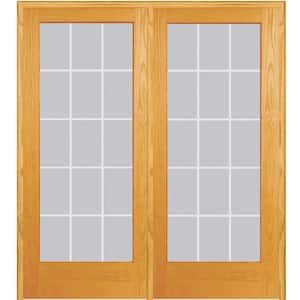 MMI Door 72 in. x 84 in. Both Active Primed Composite Glass Clear Glass ...