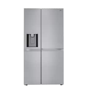 27 cu .ft. Side by Side Refrigerator with Door-in-Door, Dual Ice Maker with Craft Ice in PrintProof Stainless Steel