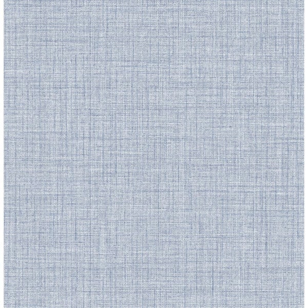 NuWallpaper Lansdowne Blue Raised Ink Vinyl Peel and Stick Wallpaper