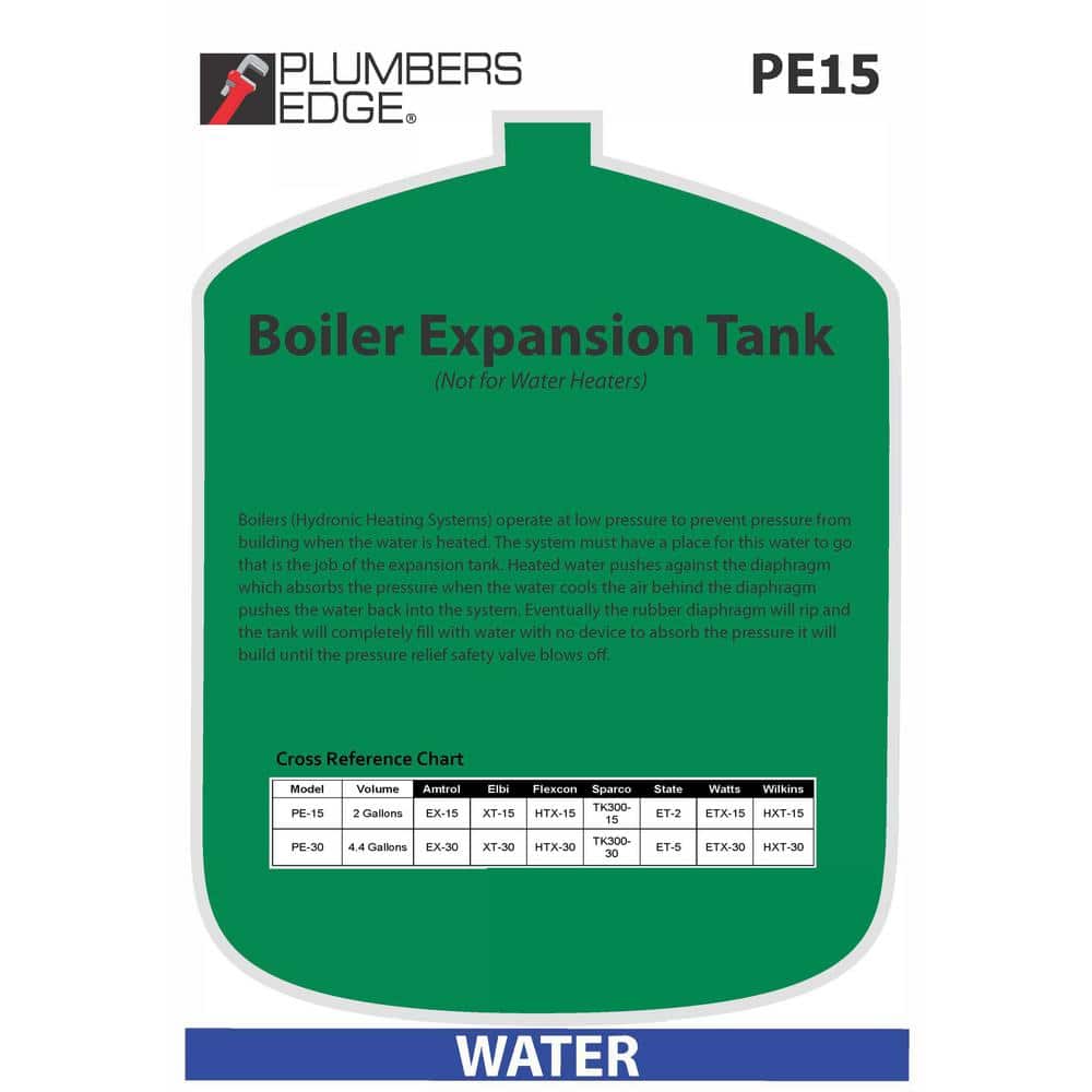 Plumbers Edge 15 Expansion Tank