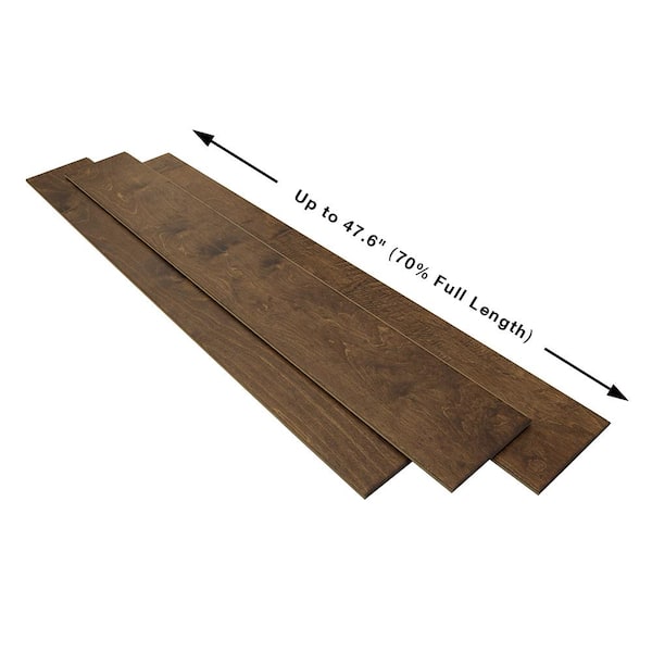 Malibu Wide Plank Emma Birch 3/8 in. T x 6.5 in. W Click Lock Hand Scraped Engineered Hardwood Flooring (23.6 sq. ft./case)