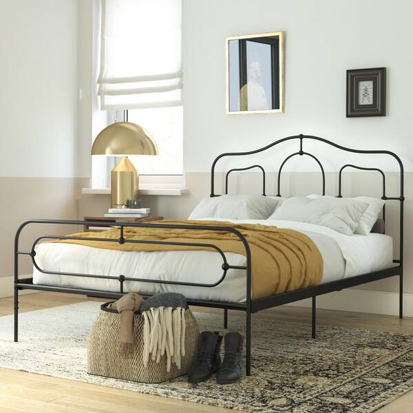 Mr Kate Primrose Black Metal Full Size, How Much Is A Full Size Metal Bed Frame