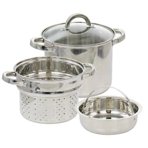 Sangerfield 4 Piece 5 Quart Stainless Steel Pasta Pot with Lid