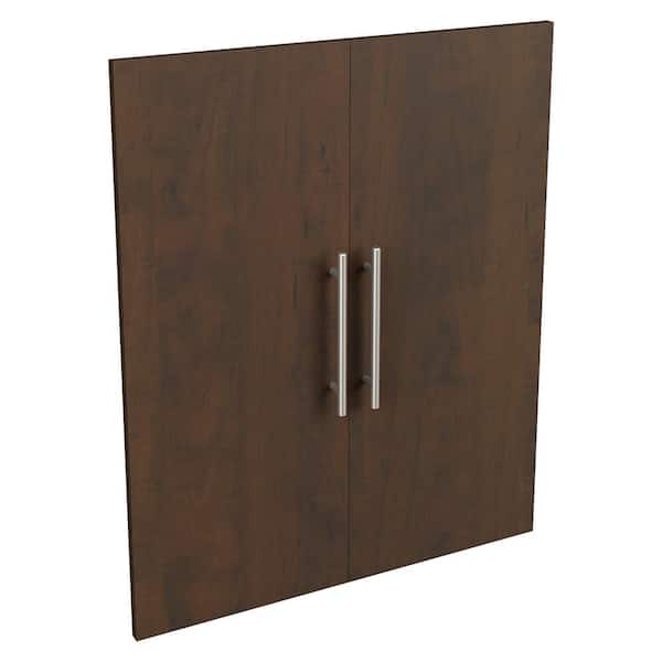 ClosetMaid Style+ 25 in. W Modern Chocolate Closet Door Kit