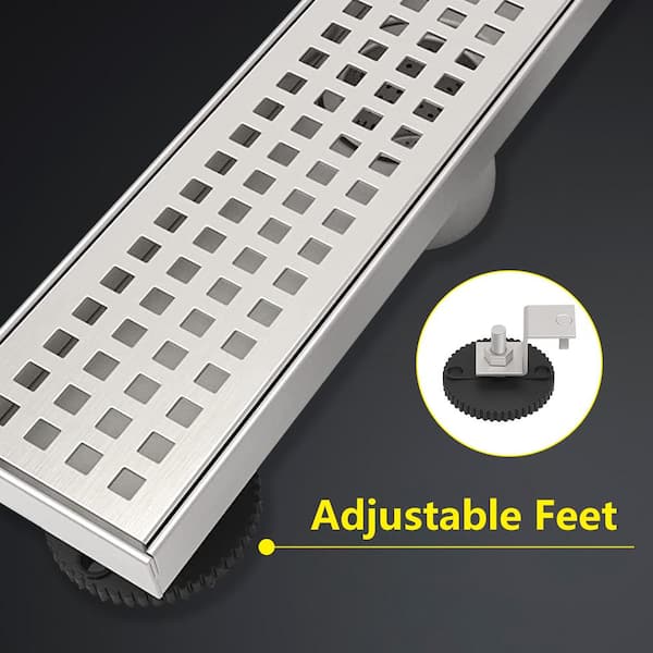Shower tray waste D. 60 mm with adjustable outlet