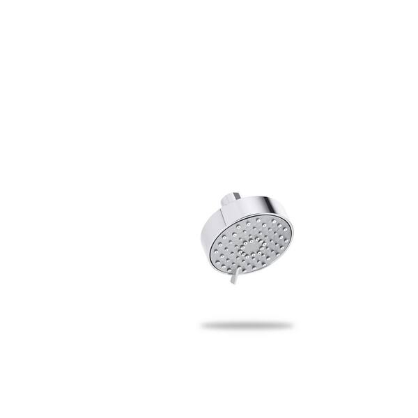 3-Spray 3.6 in. Single Wall Mount Fixed Adjustable Shower Head in Polished Chrome 3-Spray 3.6 in. Single Wall Mount Fixed Adjustable Shower Head in Polished Chrome
