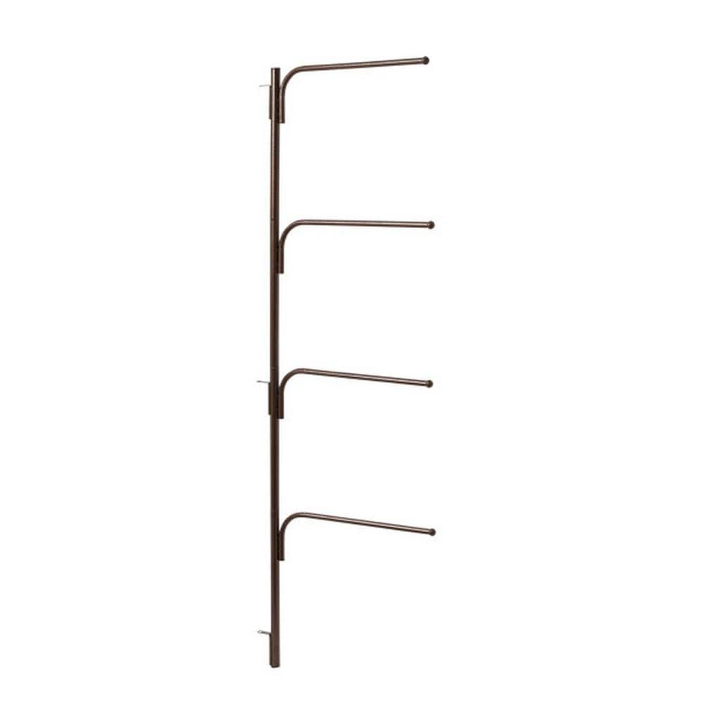 Bronze Wall Mounted Hinge-It Clutterbuster Towel Bar