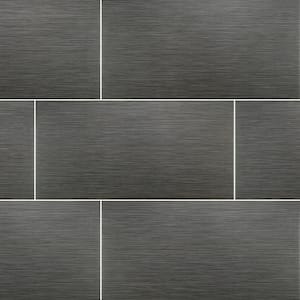 Metro Gris 12 in. x 24 in. Matte Porcelain Floor and Wall Tile (2 sq. ft./Each)