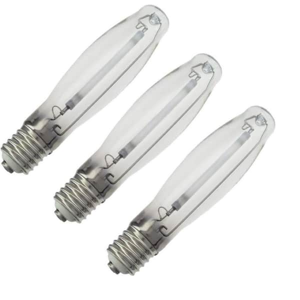 250-Watt ET18 Shape E39 Mogul Base Warm White (Less Than 2700K) Clear Metal Halide HID Light Bulb (3-Pack)